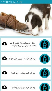 اسکرین شات برنامه آموزش نگهداری و تربیت سگ های خانگی 3