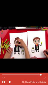 اسکرین شات برنامه آموزش نقاشی شخصیت های کارتونی 10