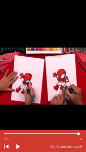 اسکرین شات برنامه آموزش نقاشی شخصیت های کارتونی 5