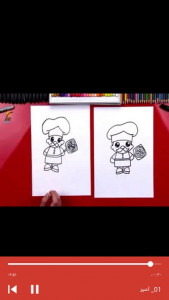 اسکرین شات برنامه آموزش نقاشی انسان به کودکان 3