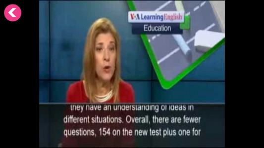 اسکرین شات برنامه انگلیسی از طریق اخبار 8