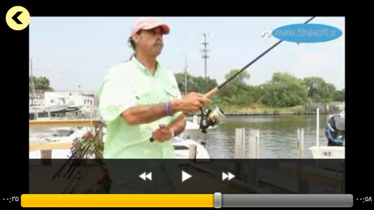 اسکرین شات برنامه آموزش ماهیگیری (فیلم) 5