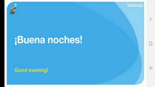 اسکرین شات برنامه خودآموز زبان اسپانیایی 5