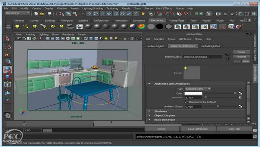 اسکرین شات برنامه آموزش طراحی سه بعدی با مایا 9