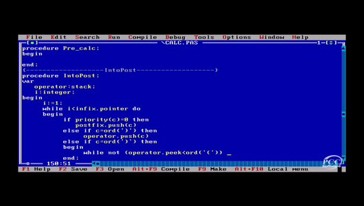 اسکرین شات برنامه آموزش زبان برنامه نویسی پاسکال 6