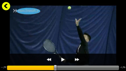 اسکرین شات برنامه آموزش تنیس (فیلم) 7