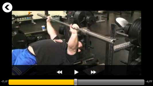 اسکرین شات برنامه آموزش وزنه برداری (فیلم) 5