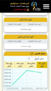 اسکرین شات برنامه ‏‏فراگلد | خرید طلا بدون اجرت فرا گلد 2
