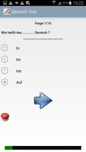اسکرین شات برنامه آزمونک زبان آلمانی 6