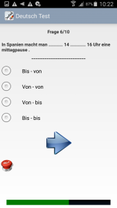 اسکرین شات برنامه آزمونک زبان آلمانی 2