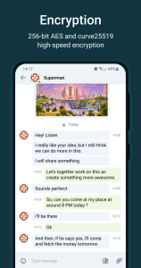 اسکرین شات 4 برنامه Utopia — Private Messenger