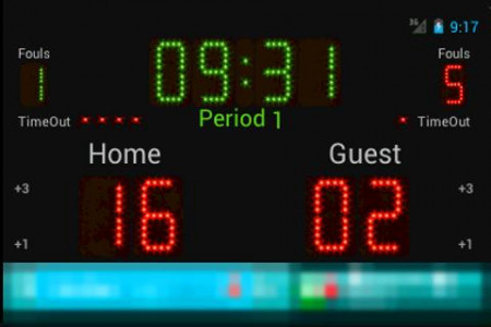 اسکرین شات برنامه Scoreboard Basket ++ 1