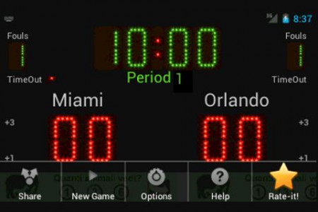 اسکرین شات برنامه Scoreboard Basket ++ 4