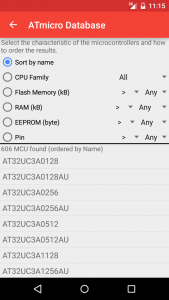 اسکرین شات 3 برنامه ATmicro Database