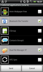 اسکرین شات برنامه Bluetooth File Transfer 8