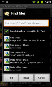 اسکرین شات برنامه Dual File Manager XT 3