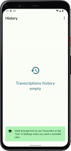 اسکرین شات برنامه Transcriber for WhatsApp 1