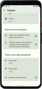 اسکرین شات برنامه Transcriber for WhatsApp 6