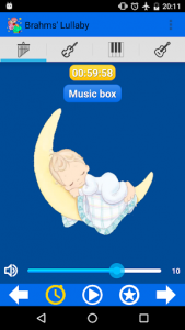 اسکرین شات برنامه Brahms' Lullaby for babies 5