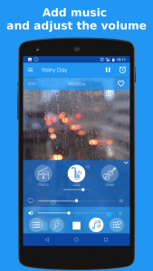 اسکرین شات 4 برنامه Rainy Day: sleep sounds