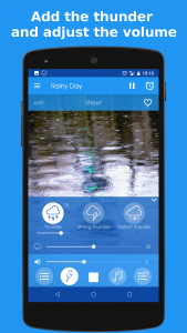 اسکرین شات 3 برنامه Rainy Day: sleep sounds