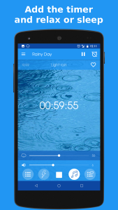 اسکرین شات 5 برنامه Rainy Day: sleep sounds