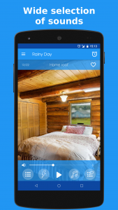 اسکرین شات برنامه Rainy Day: sleep sounds 8