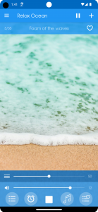 اسکرین شات 5 برنامه Relax Ocean: sleep sounds