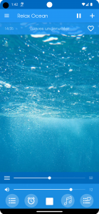 اسکرین شات 6 برنامه Relax Ocean: sleep sounds