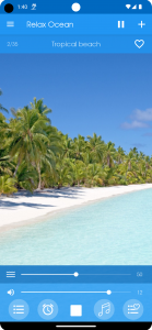 اسکرین شات 3 برنامه Relax Ocean: sleep sounds