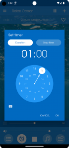 اسکرین شات 7 برنامه Relax Ocean: sleep sounds