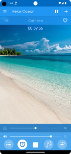 اسکرین شات 2 برنامه Relax Ocean: sleep sounds