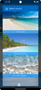اسکرین شات 1 برنامه Relax Ocean: sleep sounds
