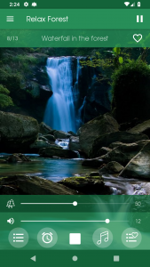 اسکرین شات 5 برنامه Relax Forest: sleep sounds