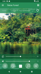 اسکرین شات 7 برنامه Relax Forest: sleep sounds
