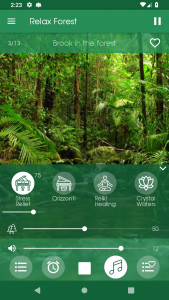 اسکرین شات 3 برنامه Relax Forest: sleep sounds