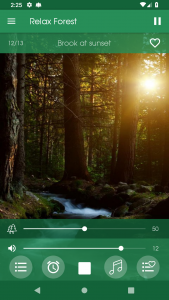 اسکرین شات برنامه Relax Forest: sleep sounds 8