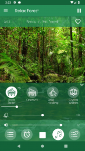اسکرین شات برنامه Relax Forest: sleep sounds 3