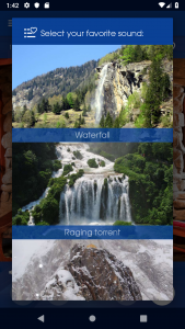 اسکرین شات 6 برنامه Relax Mountain: sleep sounds
