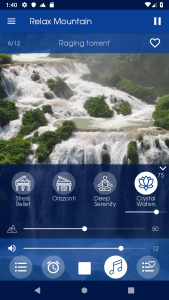 اسکرین شات 3 برنامه Relax Mountain: sleep sounds