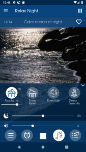 اسکرین شات برنامه Relax Night: sleep sounds 3