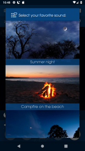 اسکرین شات 6 برنامه Relax Night: sleep sounds