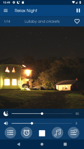 اسکرین شات 8 برنامه Relax Night: sleep sounds
