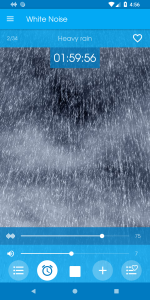 اسکرین شات 3 برنامه White Noise: sleep sounds