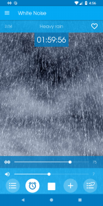 اسکرین شات 3 برنامه White Noise: sleep sounds
