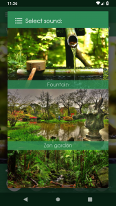 اسکرین شات 1 برنامه Relax Water: sleep, meditation