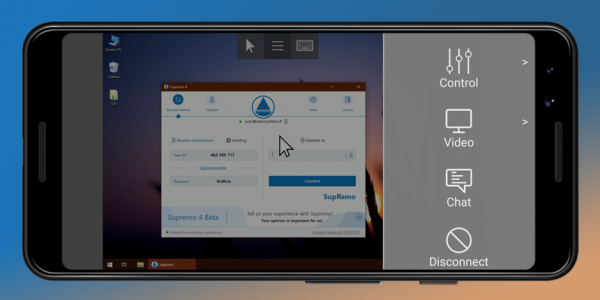 اسکرین شات 4 برنامه Supremo Remote Desktop