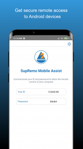 اسکرین شات 1 برنامه Supremo Mobile Assist