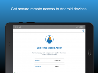 اسکرین شات 3 برنامه Supremo Mobile Assist