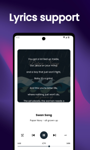 اسکرین شات برنامه Pixel - Music Player 5